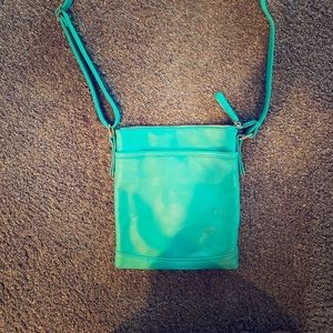 Teal crossbody purse